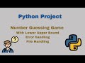Python Project For Beginners: Number Guessing Game App