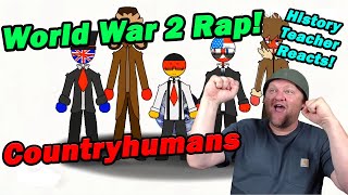 WW2 in 6 Minutes | Countryhumans | History Teacher Reacts