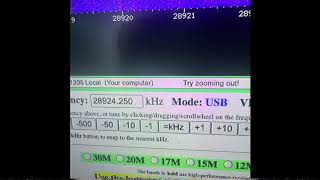 Capturing CW from WebSDR and using auto translator for Morse Code to text. Links in Desc.
