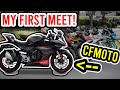 MY FIRST BIKE MEET ON THE CFMOTO 450 SS (FT ADOBOMOTO)