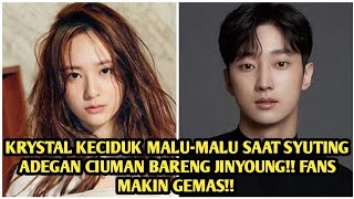 KRYSTAL TERSENYUM MALU-MALU SAAT SYUTING ADEGAN CIUMAN BARENG JNYOUNG. INTERAKSI MAKIN MENGGEMASKAN!