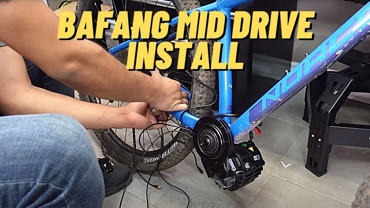 Super Easy Bafang Mid Drive Install Bbshd Vs M625 Installation Youtube