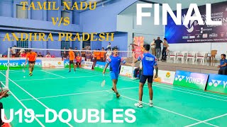 DEV/DHIREN V/S BHARGAV/VISWA U-19 SOUTH ZONE INTERSTATE BADMINTON CHAMPIONSHIP |U19 DOUBLE FINAL