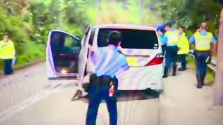 【車路視】-【瘋駕事件】牛池灣警一度拔槍追截私家車沿清水灣道狂飆往西貢拘毒駕司機