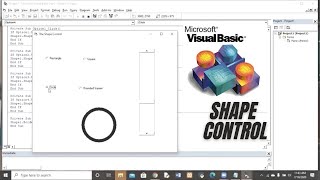 Shape control in visual basic 6.0 | Rishav hacx | 2021