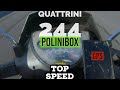 vespa 244 TOP SPEED test POLINI BOX exhaust | FMP-Solid PASSion |