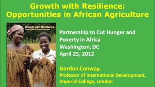 Audio Recording: "Growth with Resilience: Opportunities in African Agriculture" Report Launch