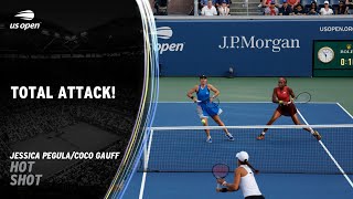 Net Domination from Jessica Pegula/Coco Gauff! | 2023 US Open