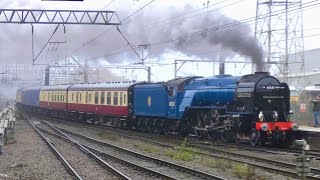 UNIQUE Pairing! A2 'Blue Peter' TEST RUN with RAILFREIGHT Grey 57003 along for the ride! 15/11/24