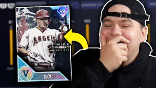 I was FIRST in the WORLD to unlock SUPERFRACTOR 99 MIKE TROUT! (Parallel 5 1/1)