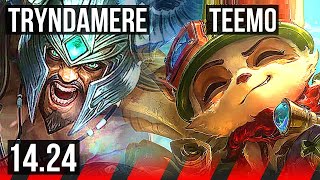 TRYNDAMERE vs TEEMO (TOP) | KR Master | 14.24