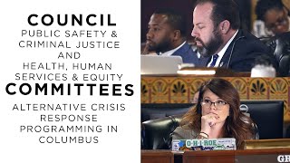 Council Joint Committee Hearing:  Alternative Crisis Response Programming in Columbus