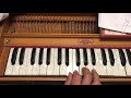 Bahar Amad / harmonium tutorial