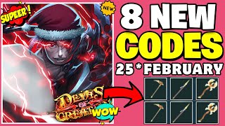 🎁25*FEBRUARY CODES🎁ALL WORKING CODES FOR DEVAS OF CREATION IN 2025! ROBLOX DEVAS OF CREATION CODES