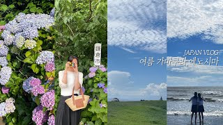 일본 vlog | 여름 에노시마, 가마쿠라 산책⛱️/ 수국구경, 도쿄근교, 일본살이, 인생카레맛집 , paso by 27, 멜로우 베이커리