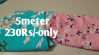 Meesho most trending 5 meter fabric haul review