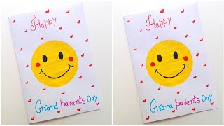 ☺️ Smiley ☺️ Grandparents Day Card Idea • how to make grandparents day card • card for grandparents