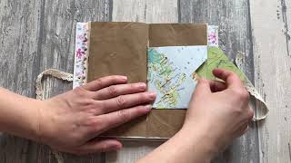 Insect theme junk journal flip through