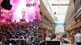 post-concert slow mornings | daunt books marylebone \u0026 inhaler concert snippets!