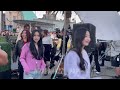 K-Pop Girl group TWICE in Los Angeles- Access Hollywood / Universal studios