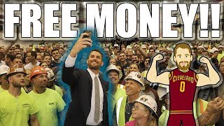 Kevin Love Donates $100,000 to Cavs/NBA Staff workers who are out of a Job during NBA Suspension!