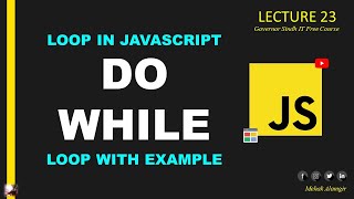 do while loop in javascript 2024 I do while loop in javascript urdu