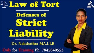 Strict liability | Law Of Tort | Tamil | A.C.Nakshathra