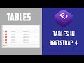 09. Tables in Bootstrap 4