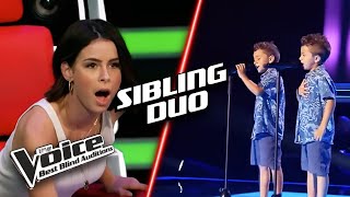The cutest SIBLINGS | The Voice Best Blind Auditions