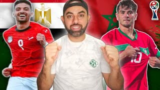 تصفيات امم افريقيا المغرب 2025 | تعادل مصر والرأس الاخضر 1-1 | المغرب تسحق الجابون 5-1 | تألق دياز 🔥