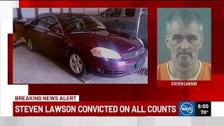 Steven Lawson convicted on all counts; jury recommends sentence of 17 years