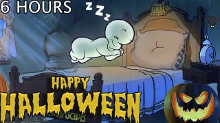 HALLOWEEN 🎃 Oldies music playing in another room and it's raining (w/ thunders) 👻 6 HOURS ASMR v2