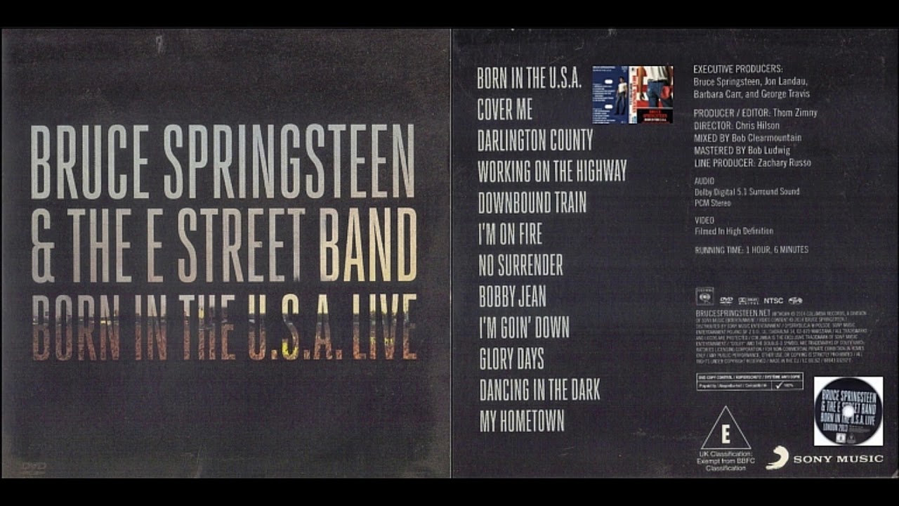 Bruce Springsteen Born In The U S A Cover Me Official Live Audio
