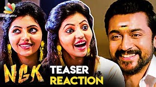 NGK Teaser Vera Maari : Athulya Ravi’s Reaction & Review | Suriya Movie | Interview