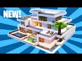 Minecraft : How To Build a Large Modern House Tutorial (#40)