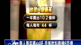 每人每年喝44杯 手搖飲料商機8百億－民視新聞