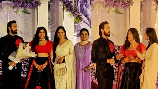 Bigg Boss Amardeep Wife Tejaswini At Maanas Nagulapalli Wedding Reception | Times Of Telugu