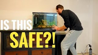 HOW TO move a FISH TANK safely | Beautiful Planted Aquarium Cinematic