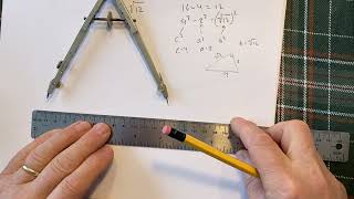 Constructing Square Root Of 12 On A Number Line Using The Theorem Of Thales