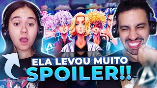 Reagimos a ♪ Lideres | Tokyo Revengers | AniRap | ESPECIAL 800K | URT | React em Casal 🔥