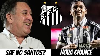 SANTOS PODE VIRAR SAF? TEIXEIRA RESPONDE / NOVA CHANCE PARA MORELOS COM CAIXINHA