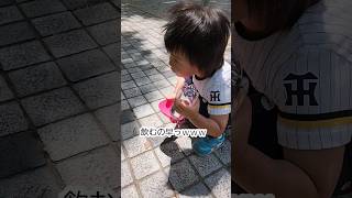 二度見？ｗｗｗ～2歳6ヶ月～【親バカ日記ほのぼの】#shorts #公園#www #癒し #かわいい #楽しい #成長記録 #散歩