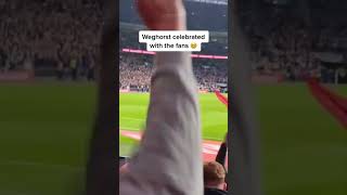 Wout Weghorst’s reaction to winning on Pens!🥹🙌 #facup #manchesterunited #weghorst #football