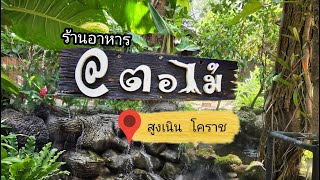 ร้านตอไม้ สูงเนินโคราช ร้านอาหาร  กาแฟสด  บรรยากาศล้อมรอบไปด้วยธรรมชาติ