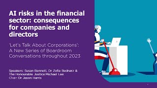 AI risks in the financial sector: consequences for companies and directors