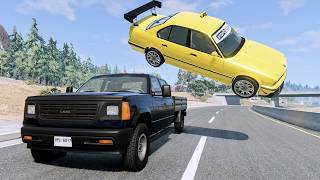 High Speed Traffic Car Crashes #202 - BeamNG Drive | CrashBoomPunk