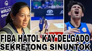 FIBA Hatol Kay Delgado | Sekretong SINUNTOK si Junmar FAJARDO | Dapat ma SUSPENDED !