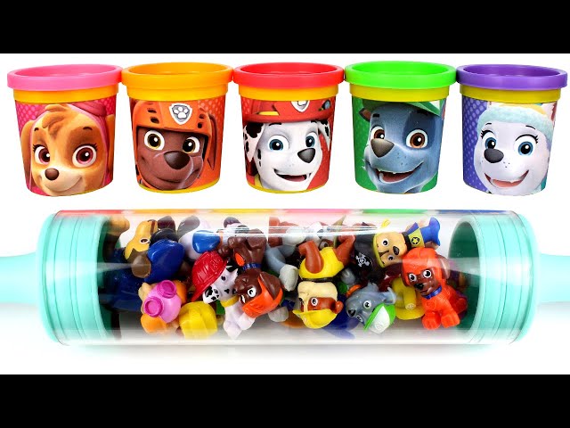 Learn Colors With Paw Patrol Play Doh And Fun Surprise Toys Videos
