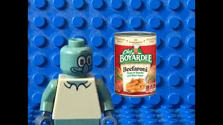Lego squidward needs some beefaroni