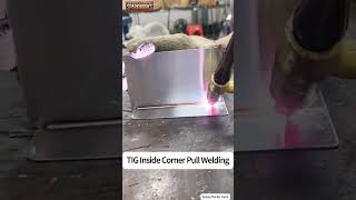 Perfect Inside Corner Weld! Master TIG Pull Welding 🔥 #TIGWelding #WeldingTraining #MetalFabrication